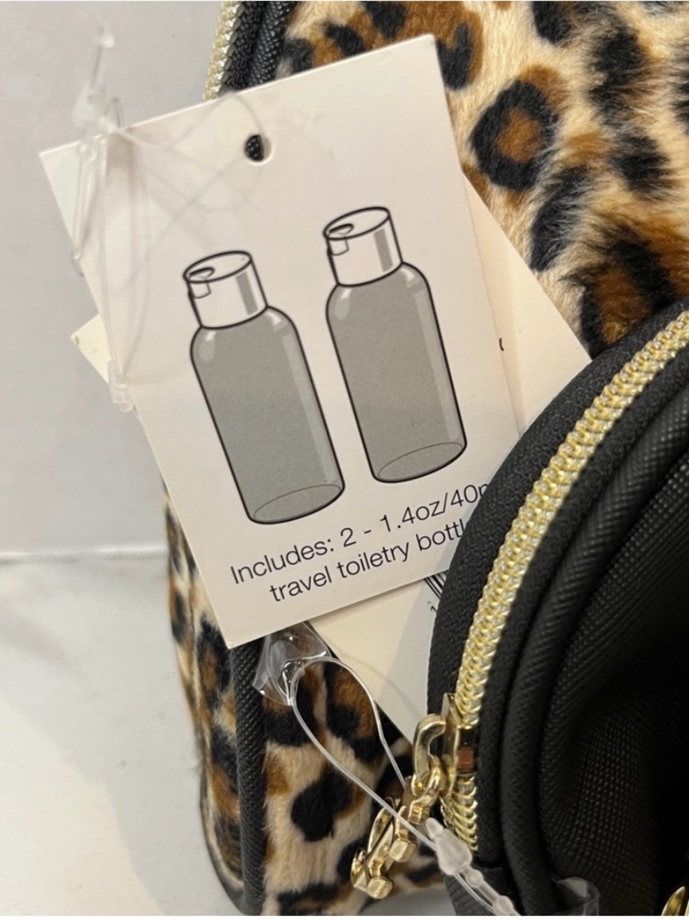 Juicy Couture Leopard, Black & Red Cosmetic Bag Trio *NEW w/ tags - Picture 4 of 8